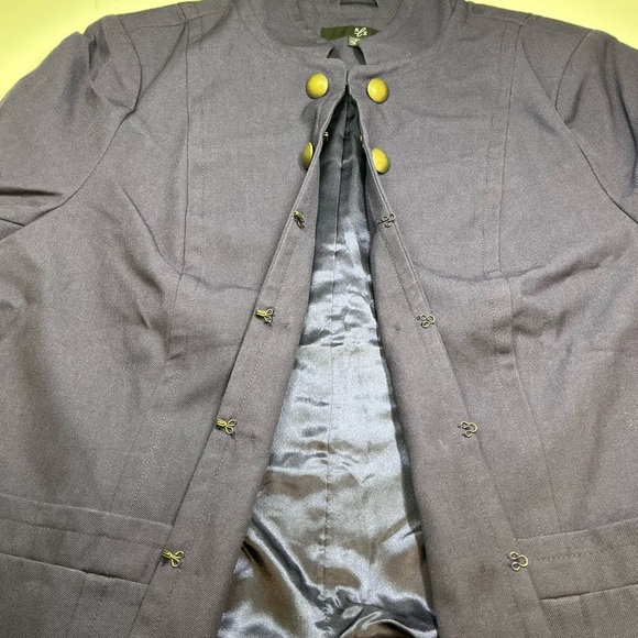 RLZ Purple Jacket Satin Lining w/Brass Buttons 14 - Picture 8 of 9